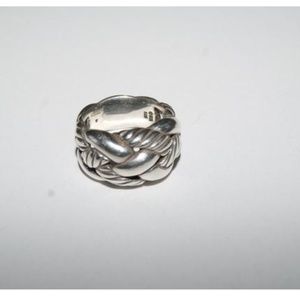 David Yurman Sterling Silver Woven Cable Ring